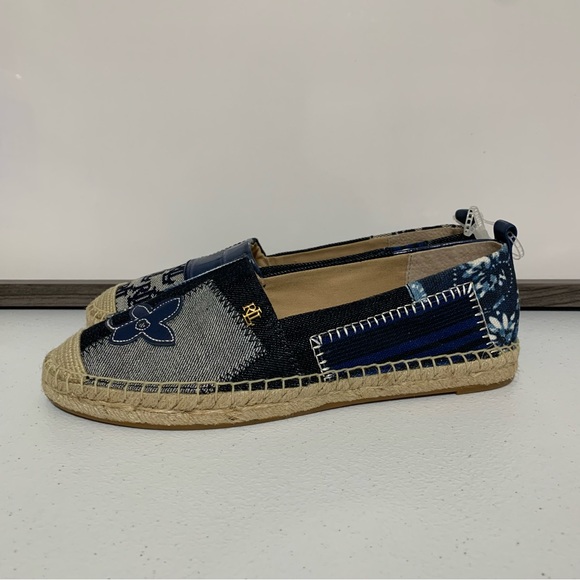 Lauren Ralph Lauren Cameryn Patch Espadrille Flats-Size 8 NWOT - Picture 3 of 9